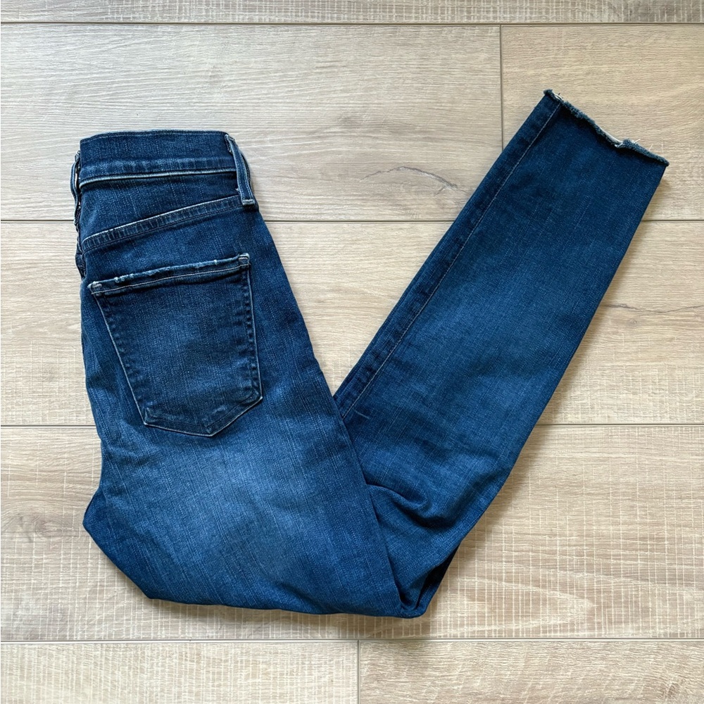 Agolde Sophie Mid-Rise Ankle Crop Dark Blue Jeans Size 27